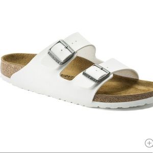 White Arizona Birkenstock’s